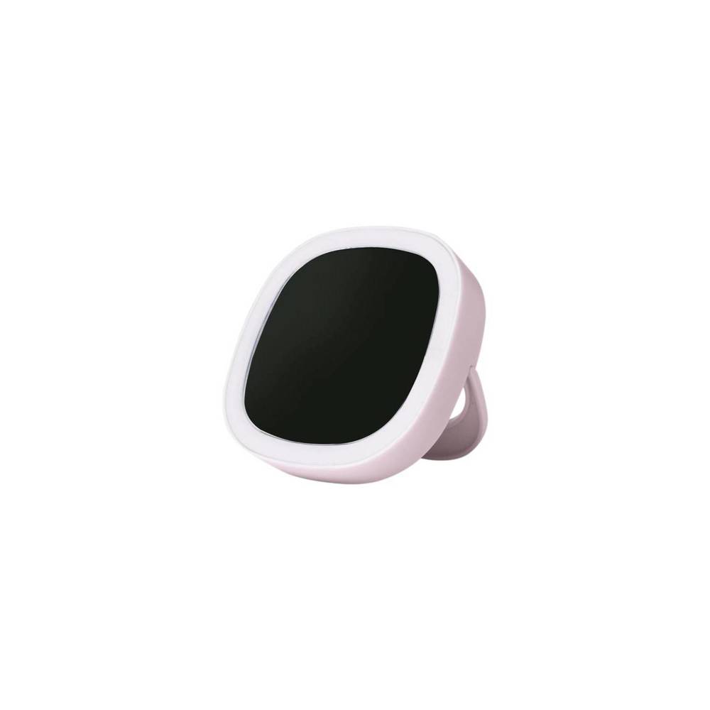 NEW DML WHOLESALE women's lemon lavender mini led makeup mirror in mauve